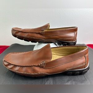 Kenneth Cole Reaction Tan Leather Slip-On Loafers